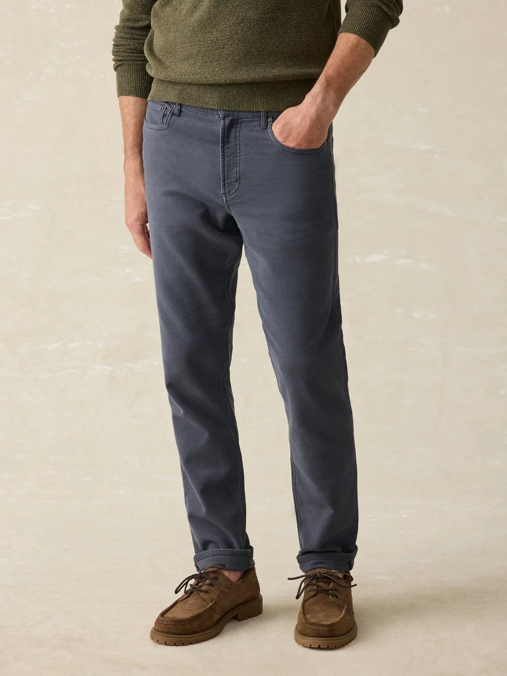 Fahety Stretch Terry 5-Pocket Pant
