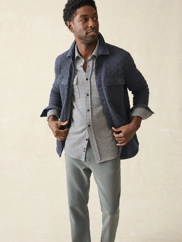 Faherty Epic Quilted Fleece CPO โ Puritan Cape Cod
