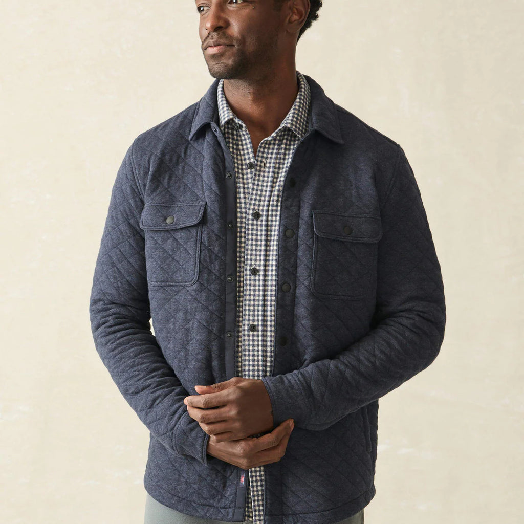 Faherty Epic Quilted Fleece CPO