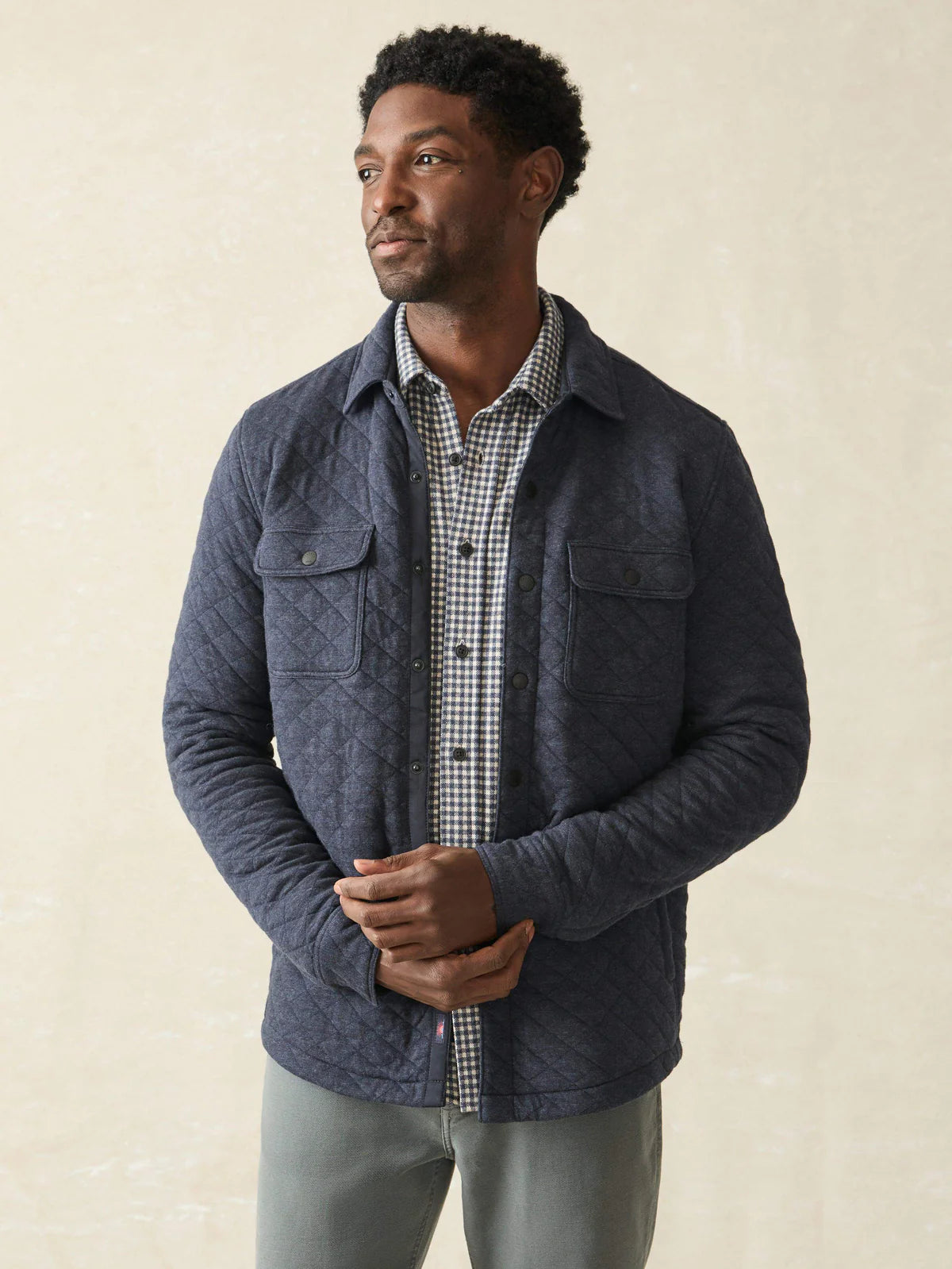 Faherty Epic Quilted Fleece CPO