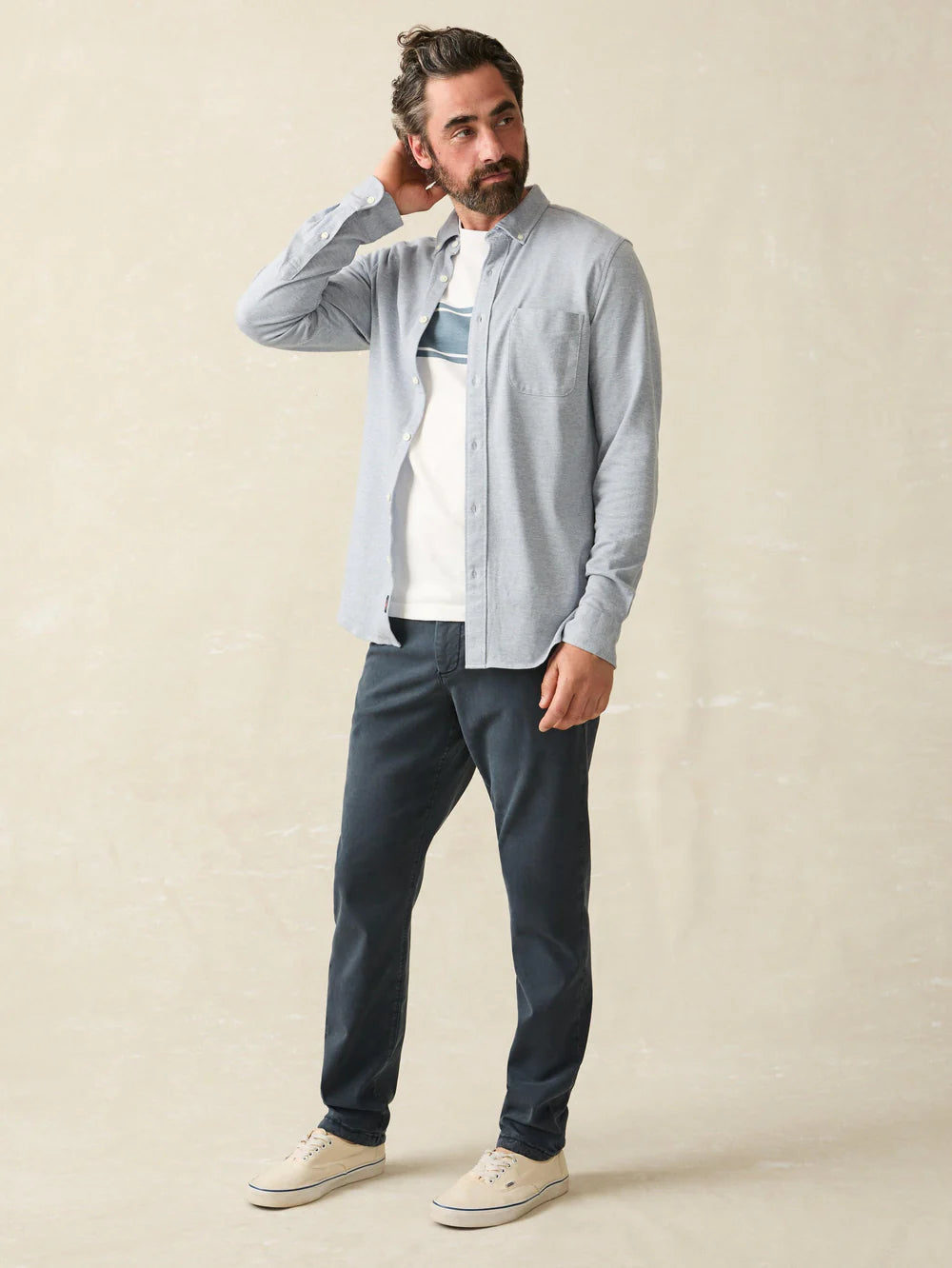 Faherty Coastline Knit Shirt