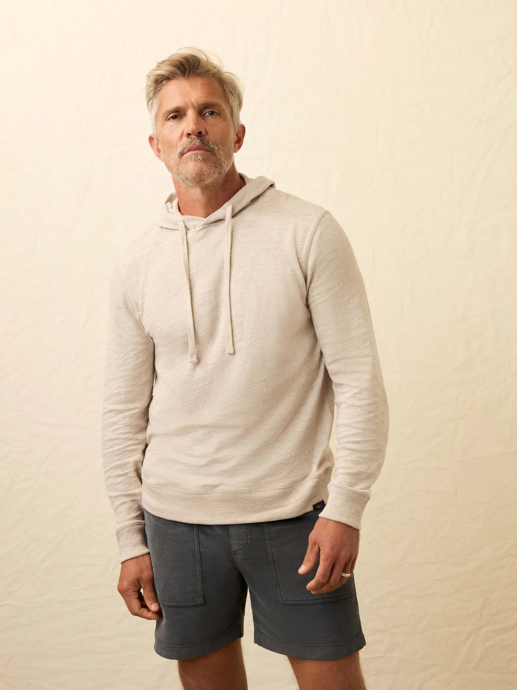 Faherty Men's Slub Cotton Hoodie
