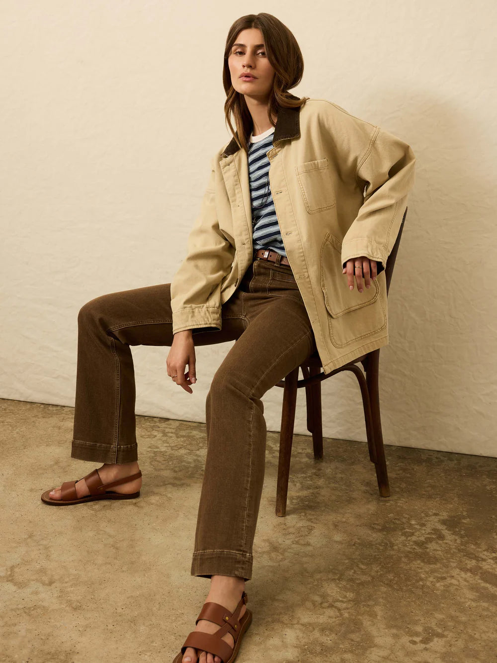 Faherty Stretch Terry Patch Pocket Pant