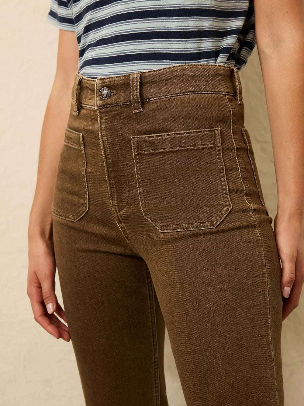 Faherty Stretch Terry Patch Pocket Pant