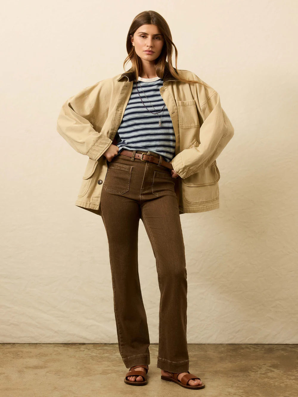 Faherty Stretch Terry Patch Pocket Pant