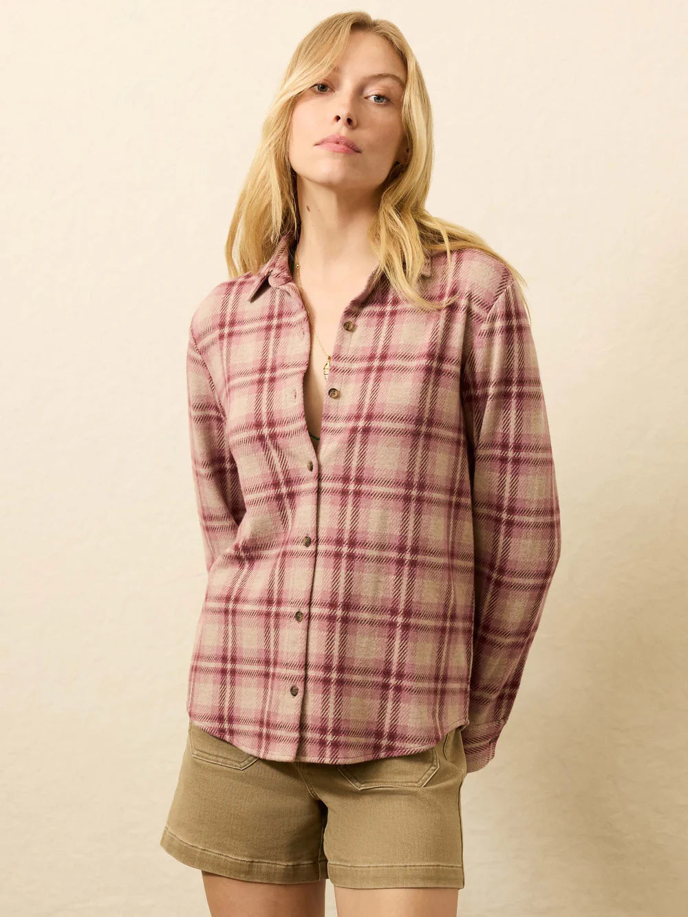 Faherty Legend™ Classic Sweater Shirt - Berry Coast Plaid