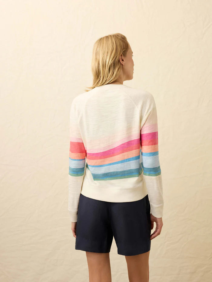 Faherty Sunwashed Slub Crew