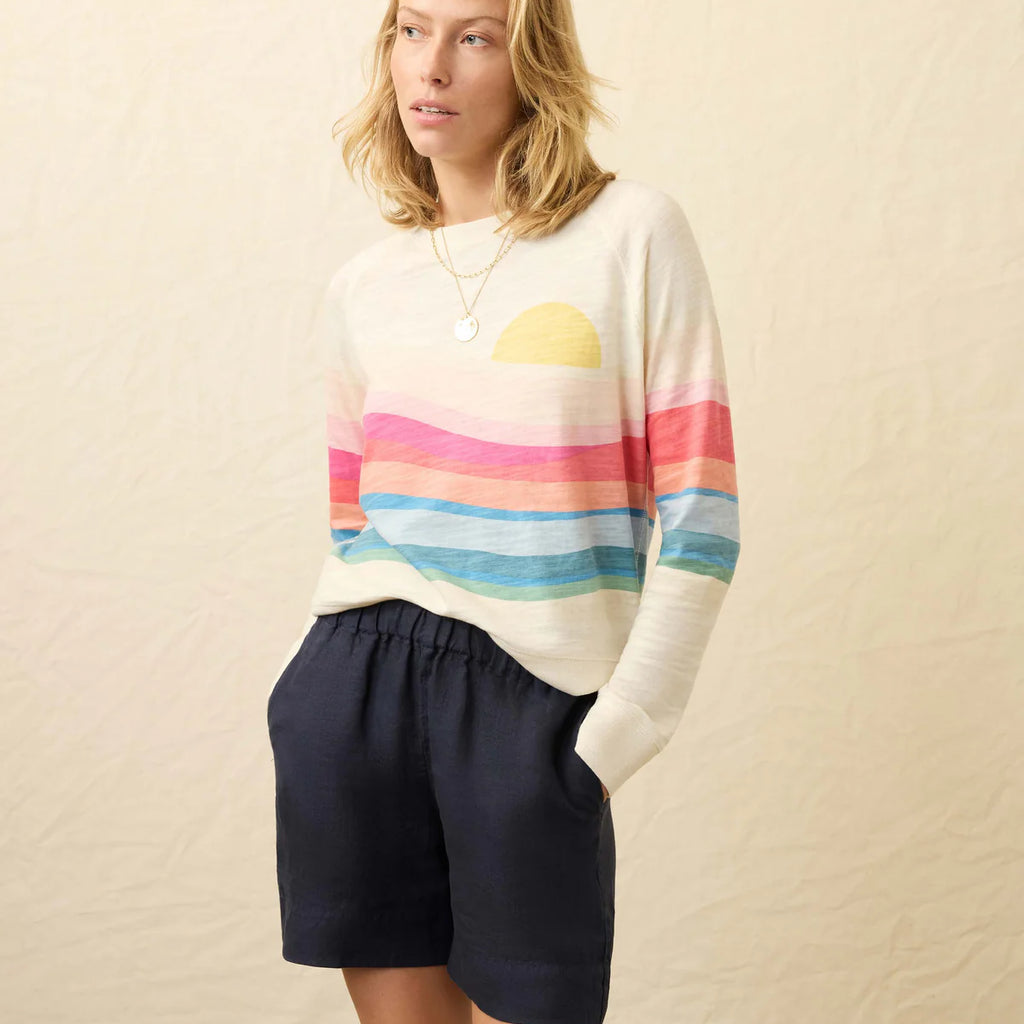 Faherty Sunwashed Slub Crew