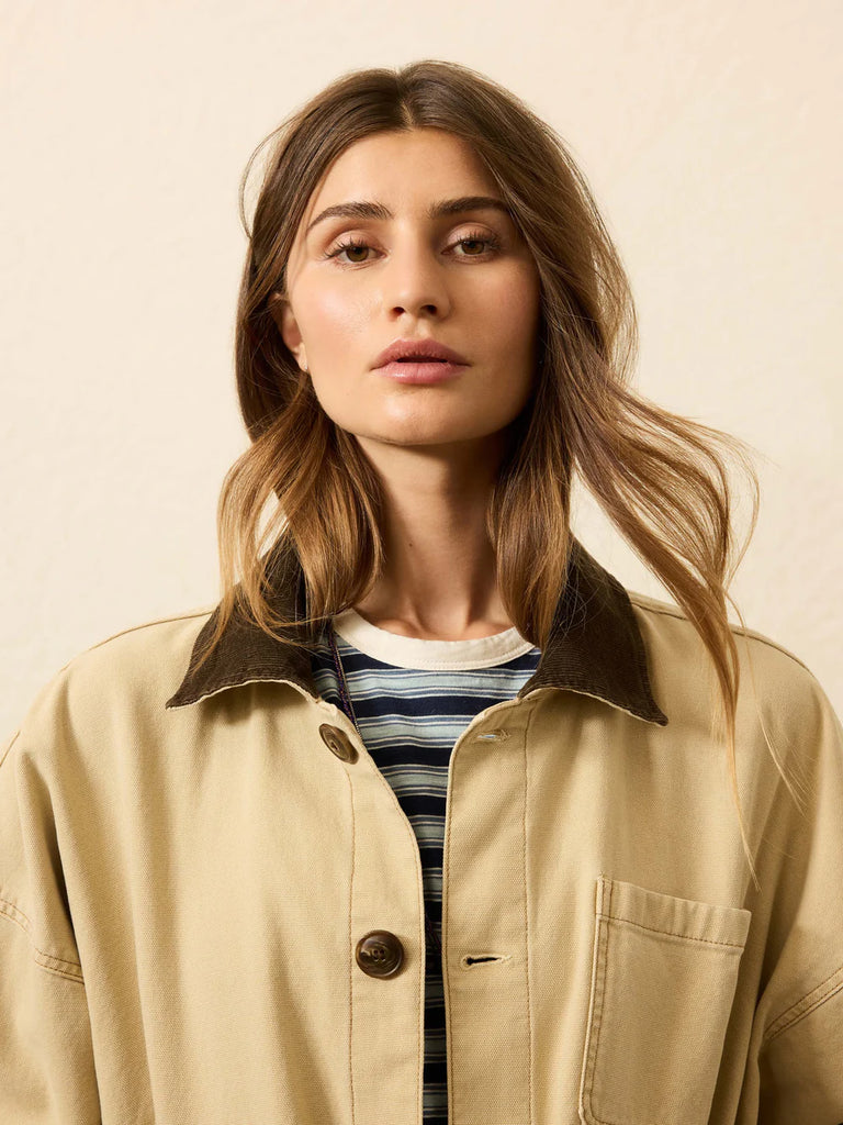 Faherty Sunwashed Canvas Barn Jacket