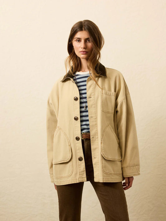 Faherty Sunwashed Canvas Barn Jacket