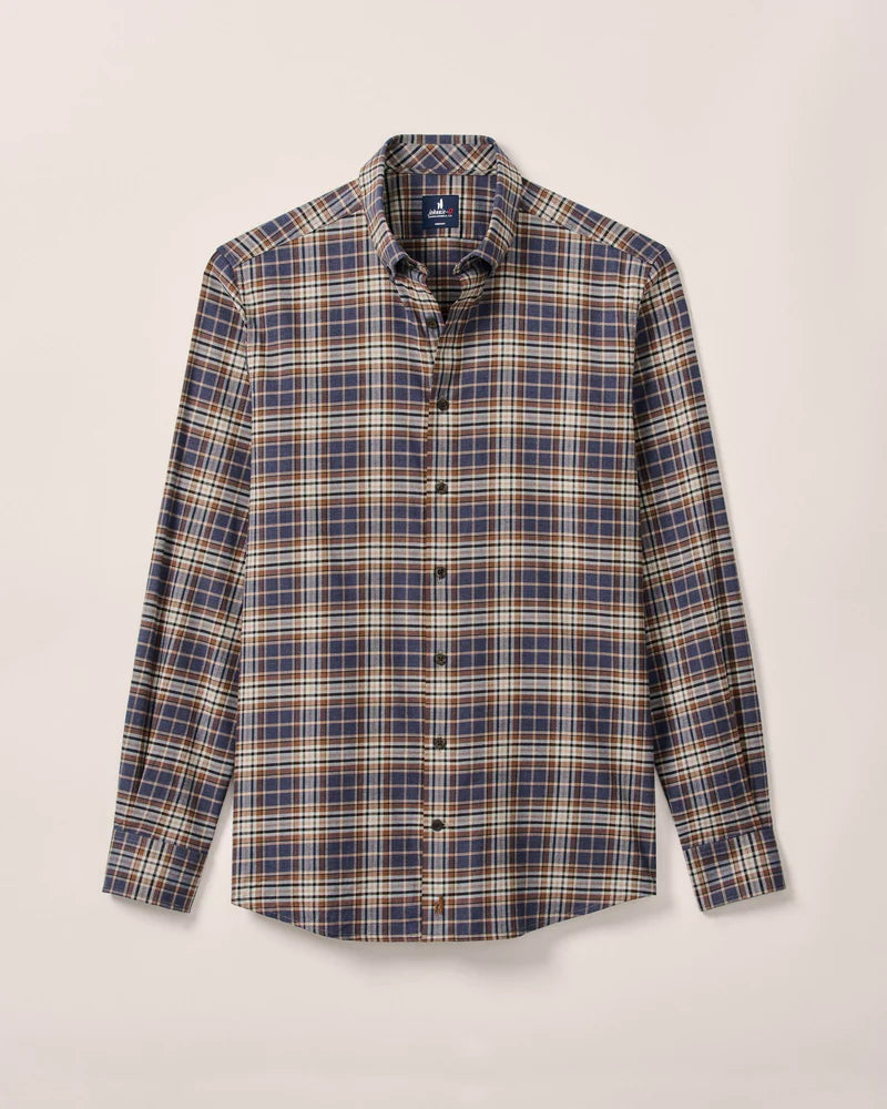 Johnnie-O Performance Flannel Button Down Shirt