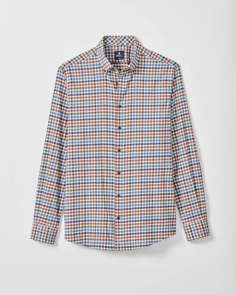 Johnnie-O Performance Flannel Button Down Shirt