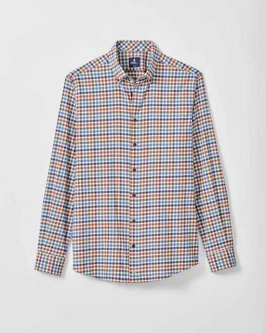 Johnnie-O Performance Flannel Button Down Shirt