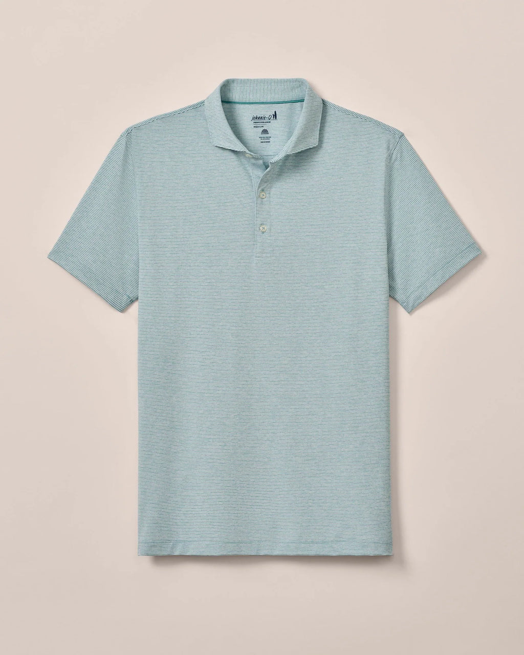 Johnnie-O Lyndonn Striped Jersey Performance Polo