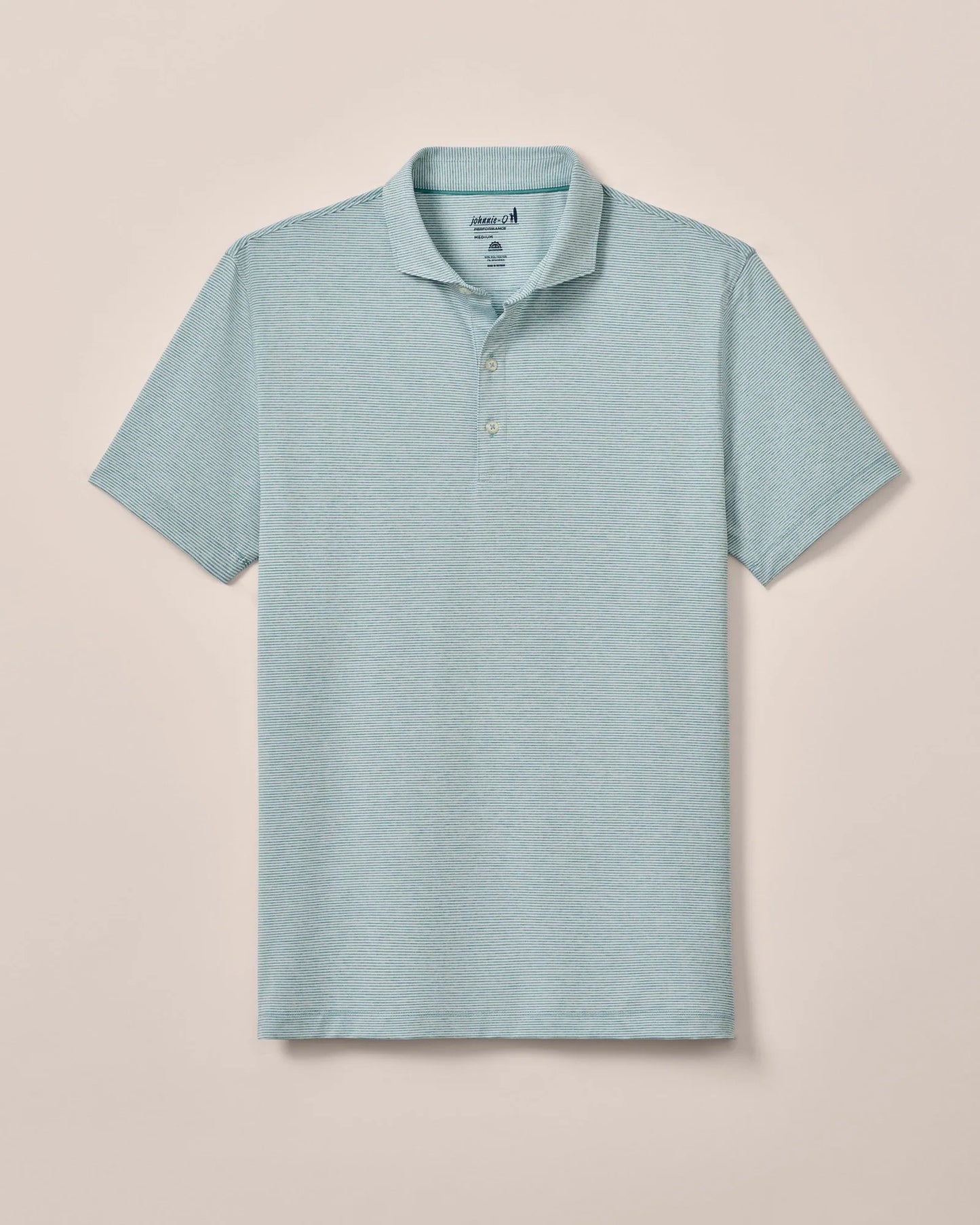 Johnnie-O Lyndonn Striped Jersey Performance Polo