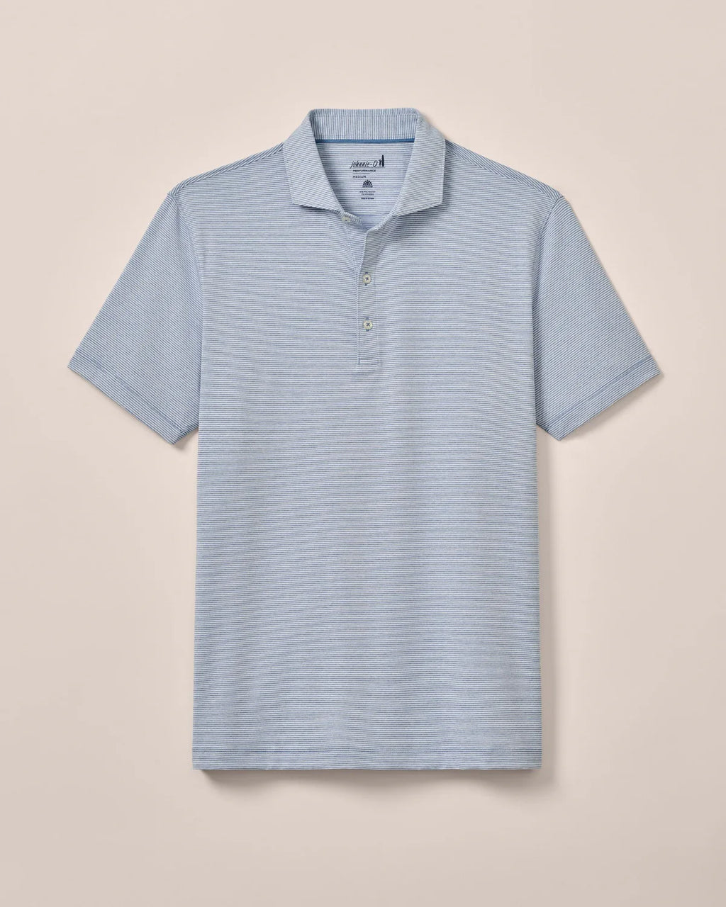 Johnnie-O Lyndonn Striped Jersey Performance Polo