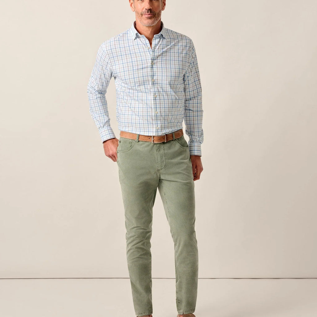 Johnnie-O Hampton Garment-Dyed Corduroy Pant