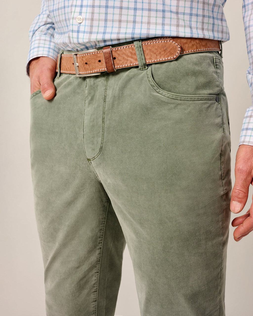 Johnnie-O Hampton Garment-Dyed Corduroy Pant