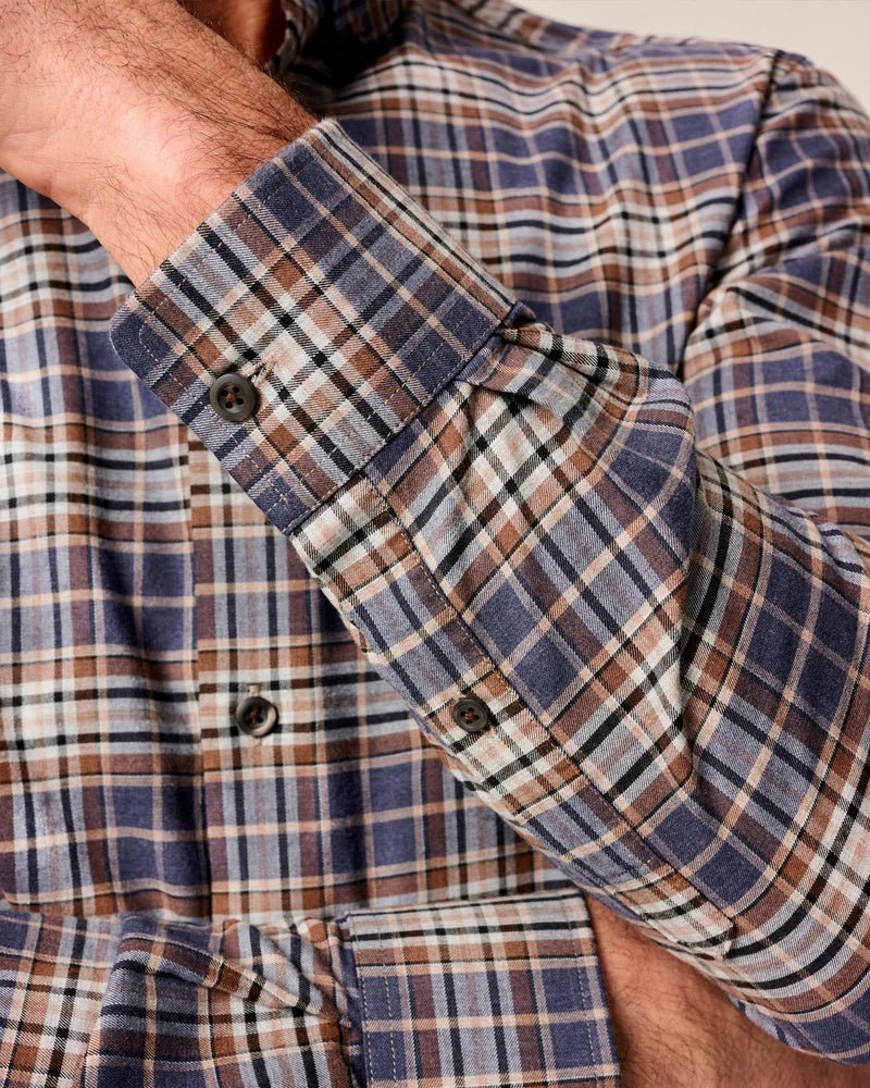 Johnnie-O Performance Flannel Button Down Shirt