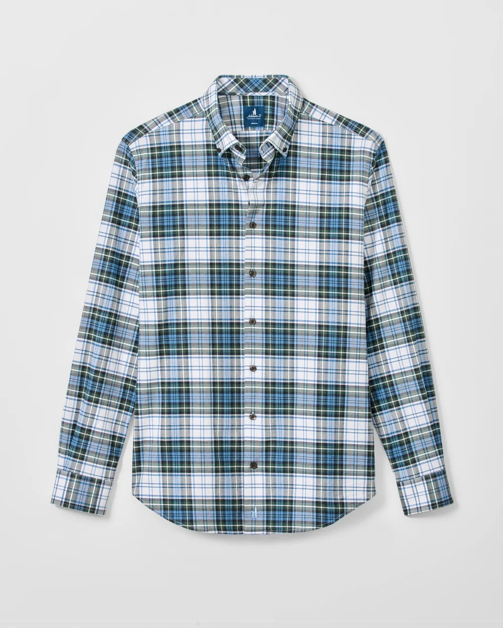 Johnnie-O Performance Flannel Button Down Shirt Chimney Rock Tartan