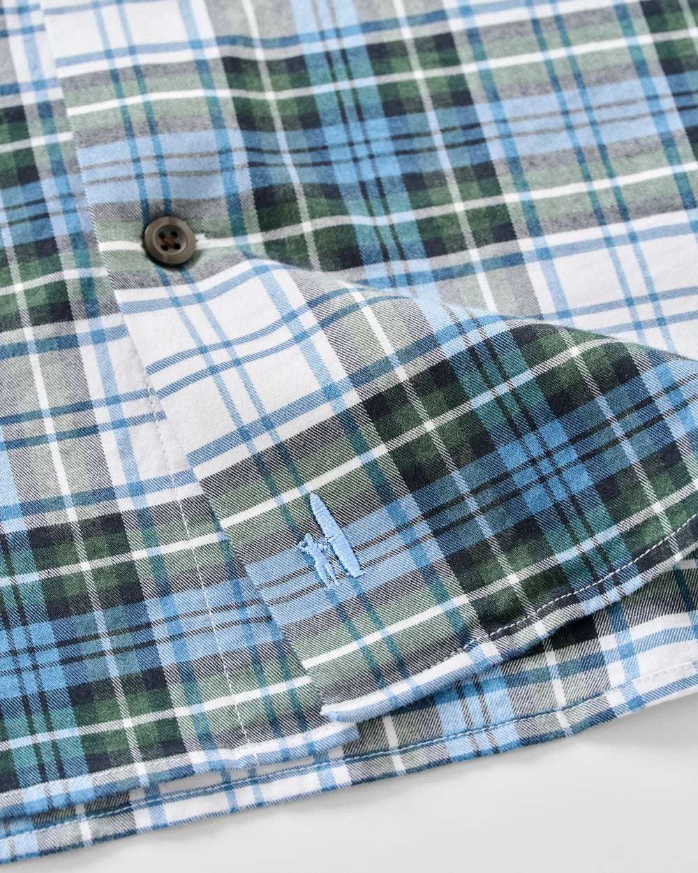 Johnnie-O Performance Flannel Button Down Shirt Chimney Rock Tartan