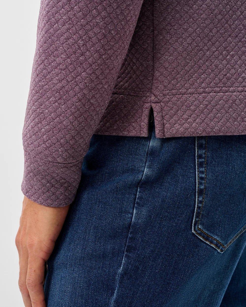 Johnnie-O Rockwells Diamond-Quilted Henley Pullover
