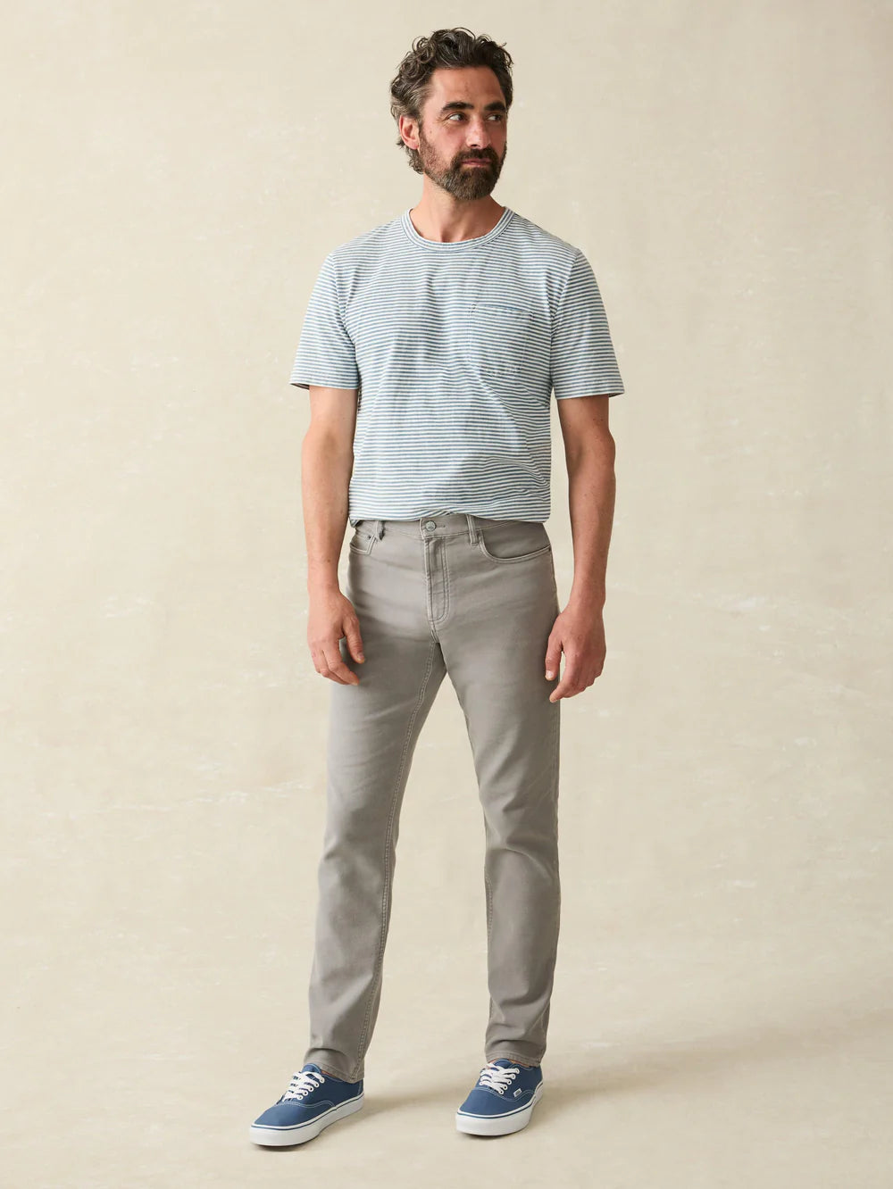 Fahety Stretch Terry 5-Pocket Pant