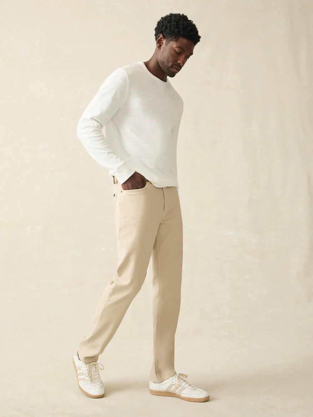 Fahety Stretch Terry 5-Pocket Pant