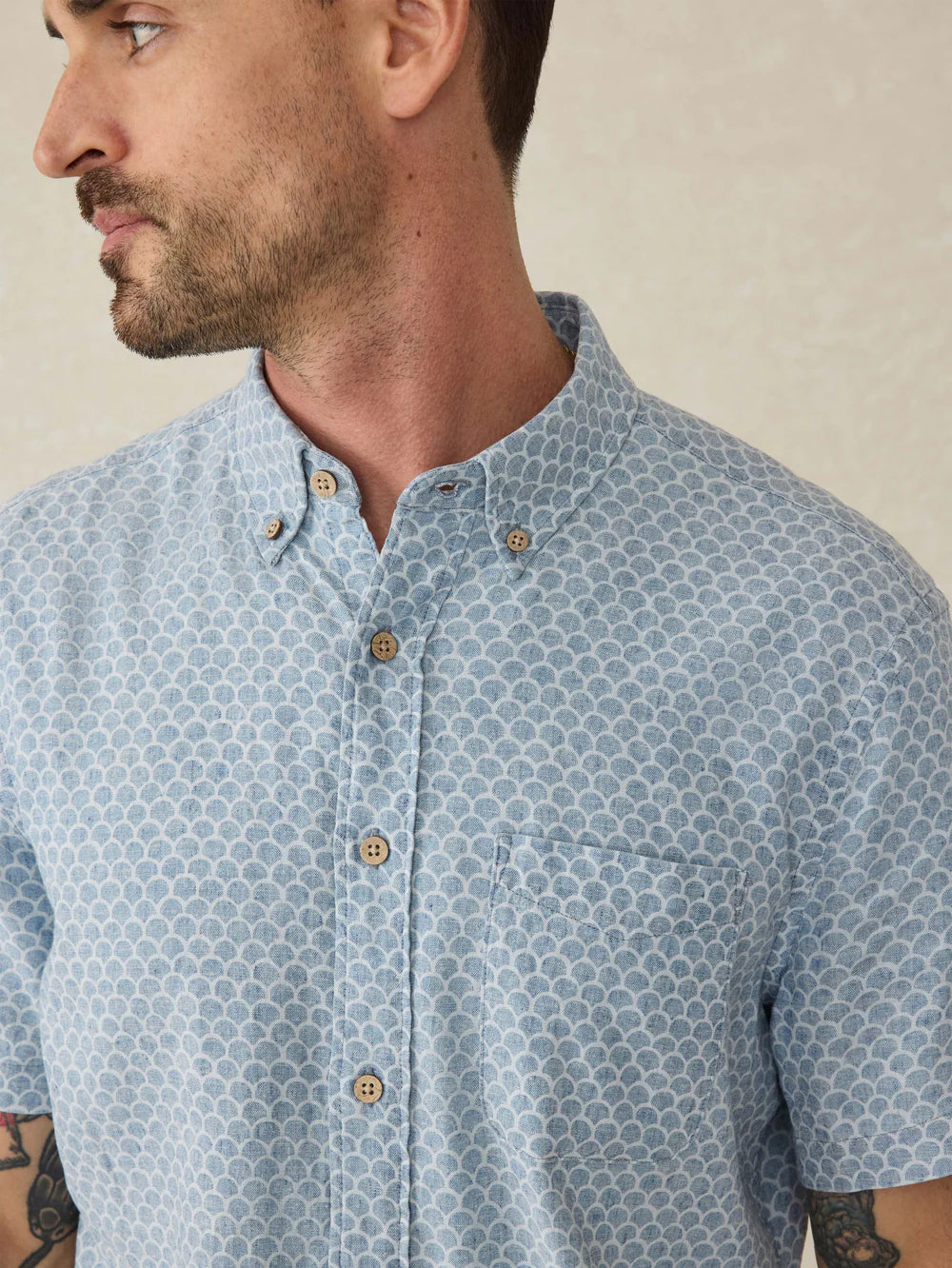 Faherty Short-Sleeve Breeze Shirt