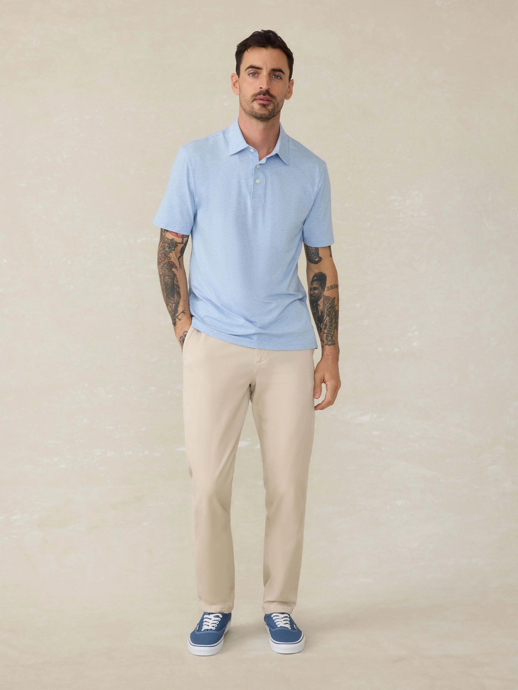 Faherty Short-Sleeve Movement™ Polo Shirt