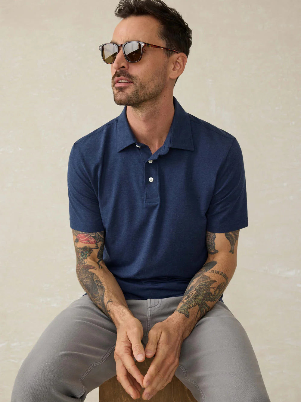 Faherty Short-Sleeve Movement™ Polo Shirt