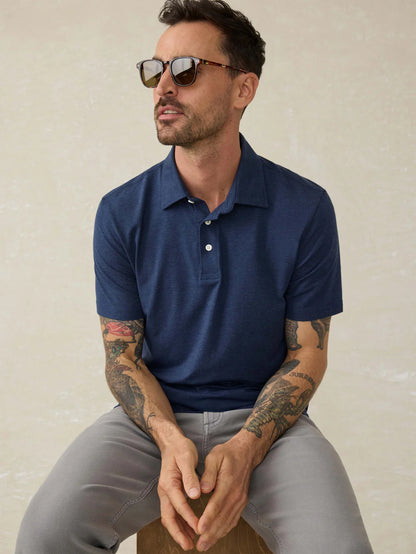 Faherty Short-Sleeve Movement™ Polo Shirt