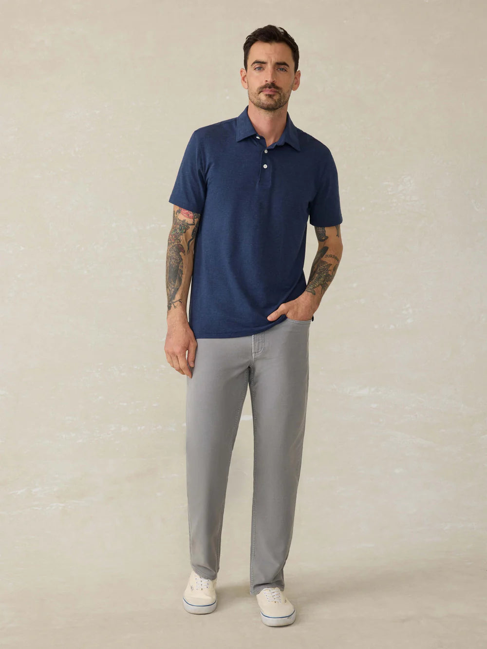 Faherty Short-Sleeve Movement™ Polo Shirt