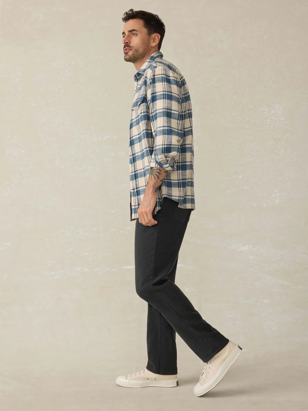 Fahety Stretch Terry 5-Pocket Pant
