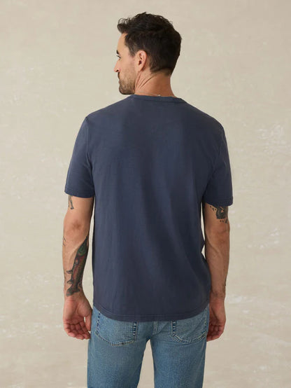 Faherty Sunwashed Regenerative Pocket Tee