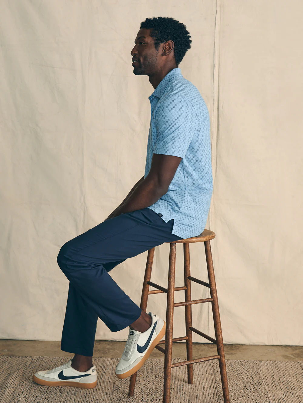 Faherty Movement™ Short-Sleeve Pique Polo Shirt