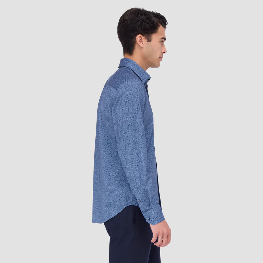Bugatchi James Geometric OoohCotton® Shirt