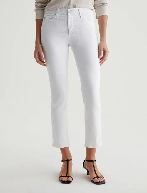 AG Mari Crop Mid-Rise Slim Straight Jean