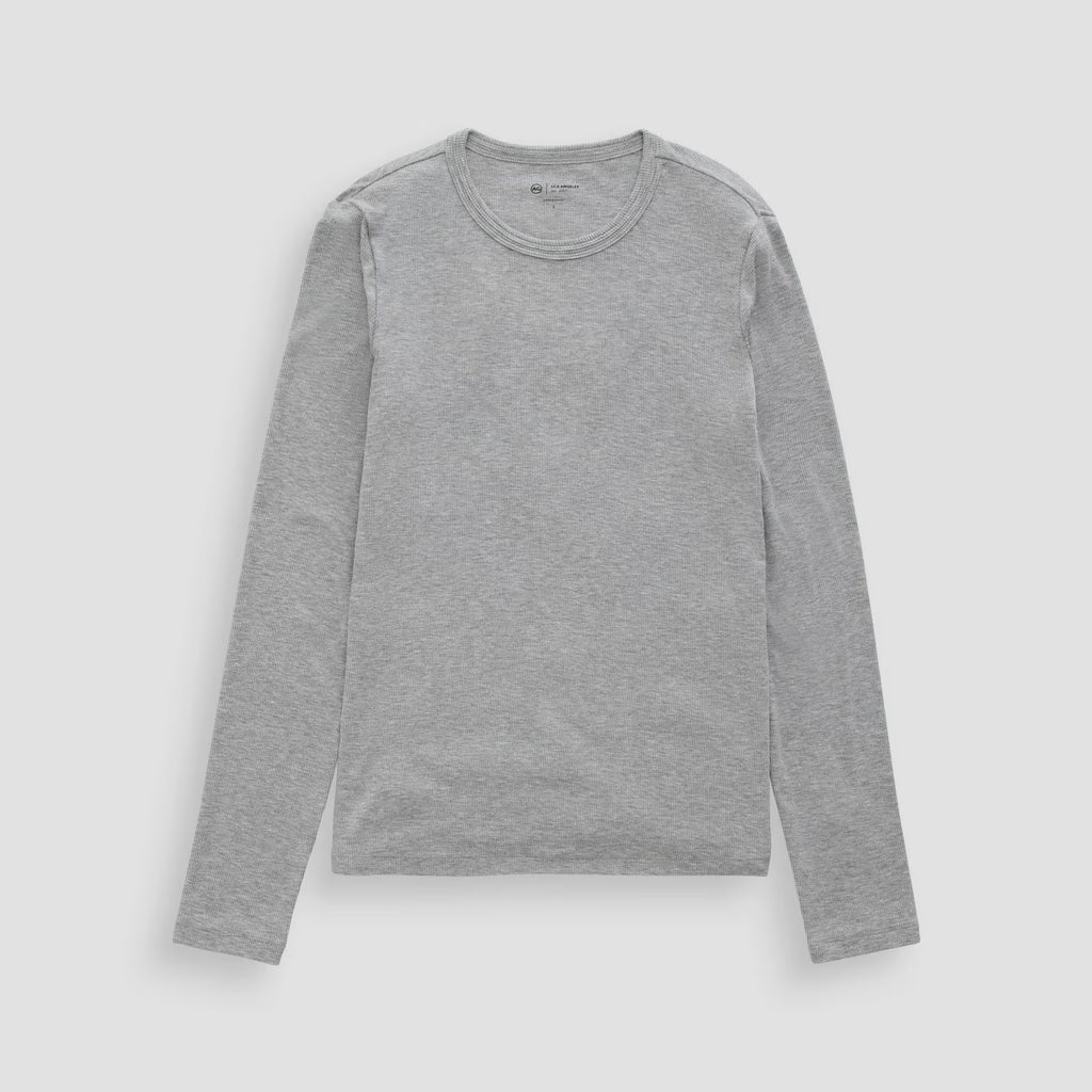AG Julia Long Sleeve Essentials Rib Top