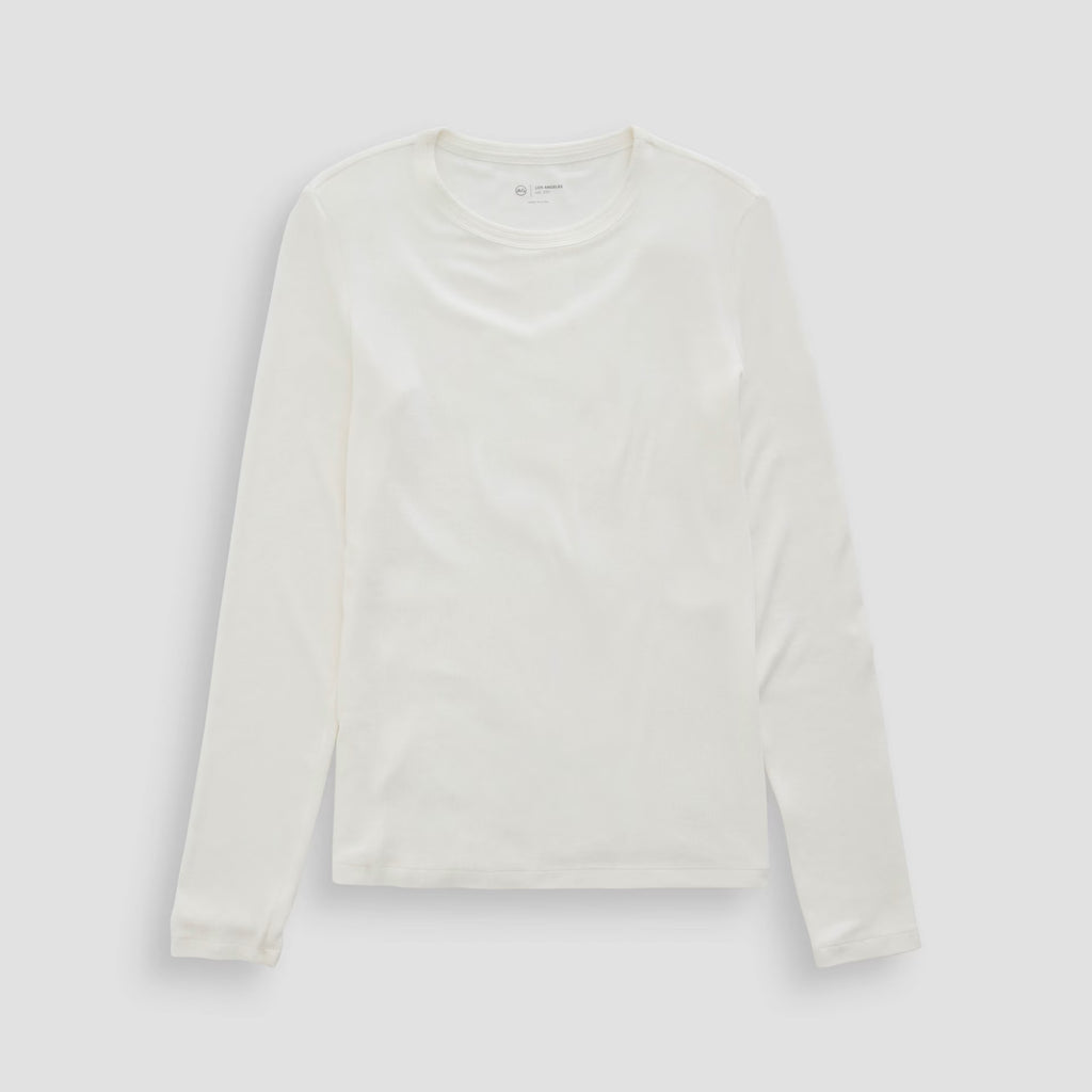 AG Julia Long Sleeve Essentials Rib Top