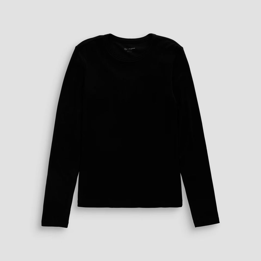 AG Julia Long Sleeve Essentials Rib Top