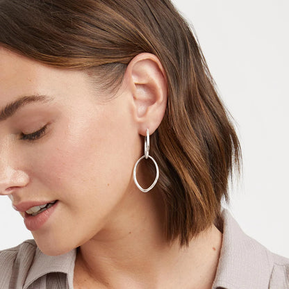 Julie Vos Fleur-de-Lis 2-in-1 Earring