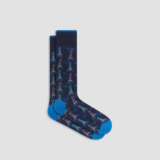 Bugatchi Lighthouse Mid-Calf Socks