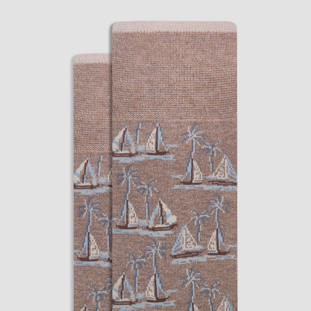 Bugatchi Sailboat Mid-Calf Socks