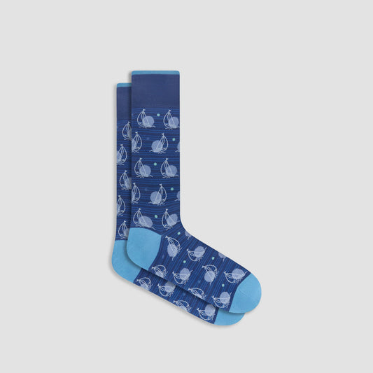 Bugatchi Sailboat Mid-Calf Socks