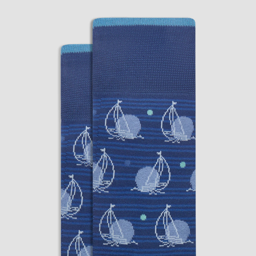 Bugatchi Sailboat Mid-Calf Socks