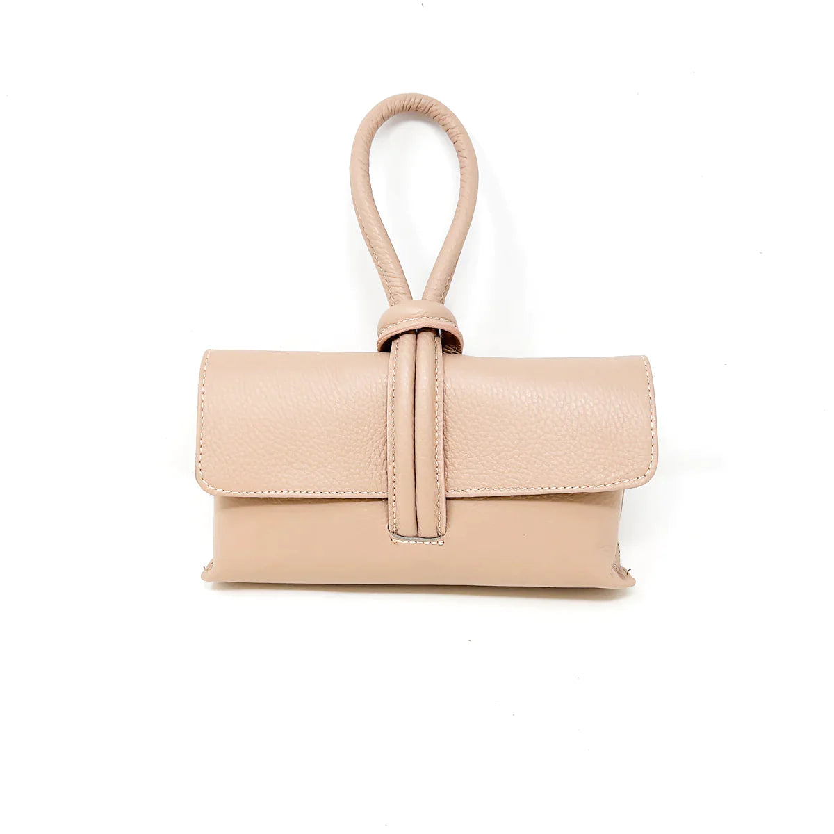 German Fuentes Leather Wristlet Bag