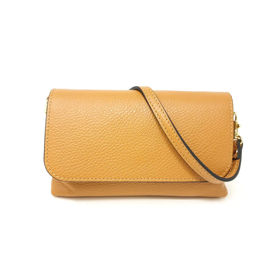 German Fuentes Leather Crossbody Bag