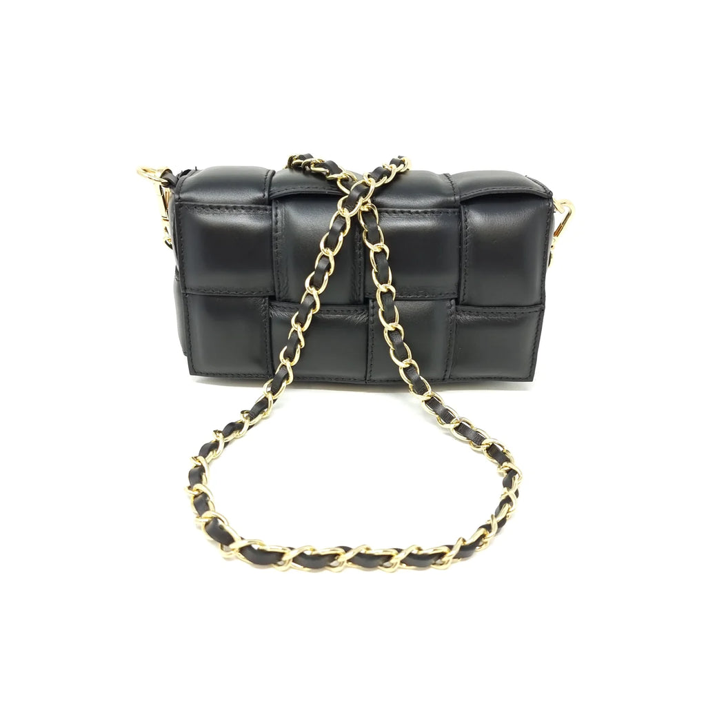 German Fuentes Leather Quilted Bag