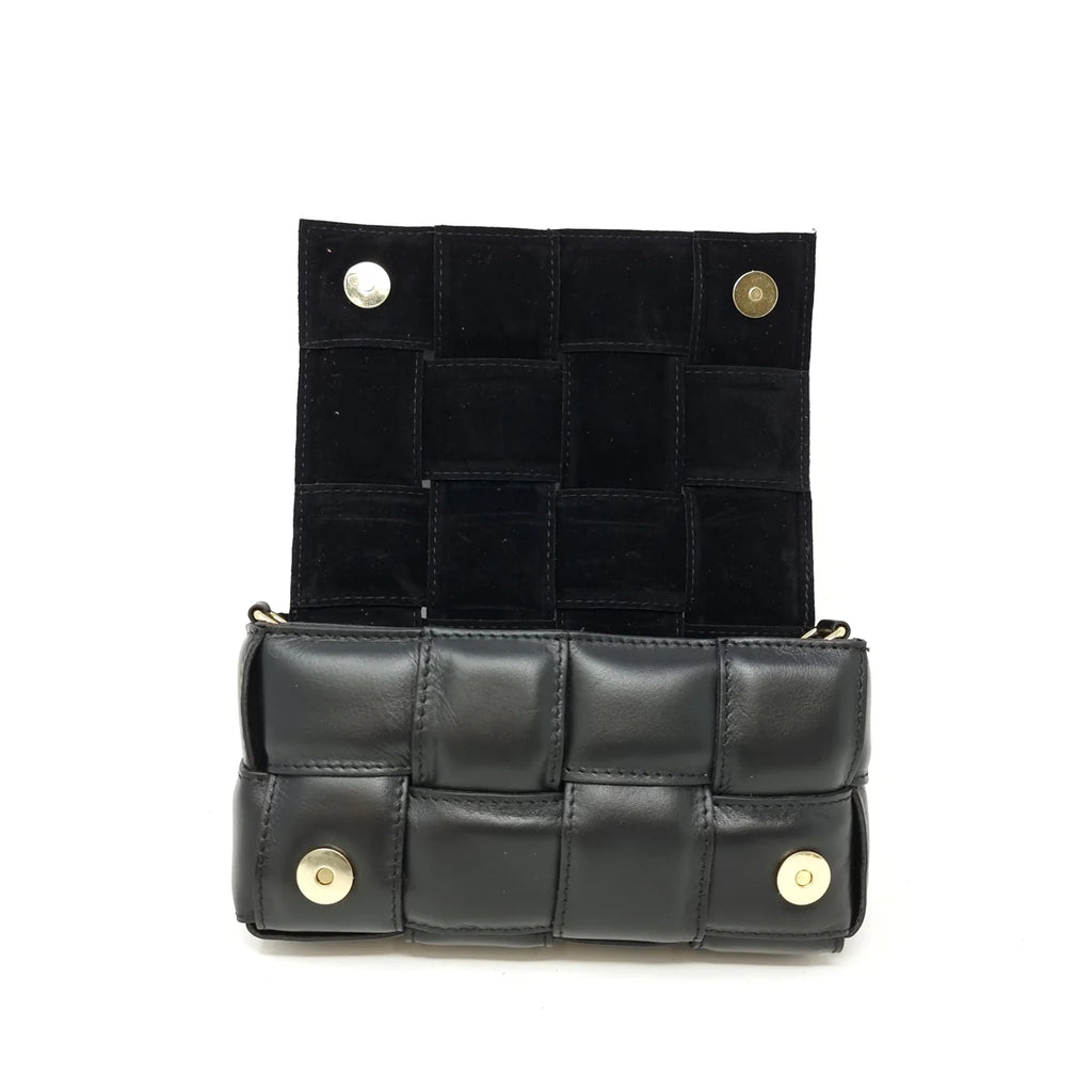 German Fuentes Leather Quilted Bag